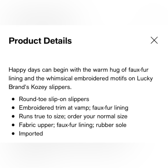 𝅺LUCKY BRAND KOZEY SLIPPERS IN BLUE - Picture 6 of 7